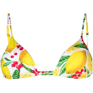 MC2 Saint Barth Top Bikini Con Stampa Lemon Taste Giallo Stileo It