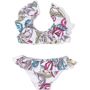 Monnalisa Set Bikini Looney Tunes Con Ruches Bianco Stileo It