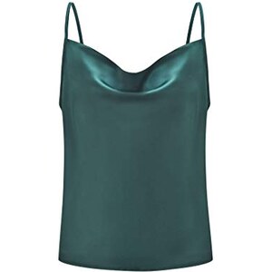 Yildex Canottiere Con Top In Raso Di Seta Sexy Canottiere Da Donna