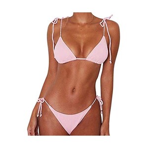 Yutdeng Donna Costume Da Bagno Bikini Donna Push Up Imbottito Reggiseno