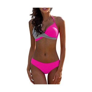 Noagenjt Bikini Triangolo Donna Nero Costumi Interi Per Donna Mare