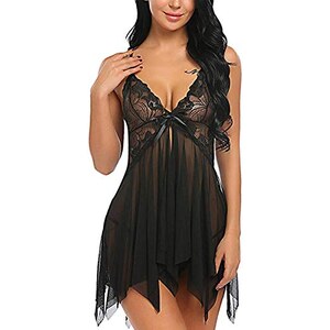 Sedex Evbea Babydoll Lingerie Sexy Intimo Donna Biancheria Intima