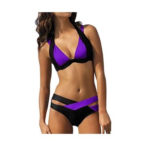 Kobilee Bikini Donna Sexy Tanga Mare Costumi Da Bagno Brasiliana Due