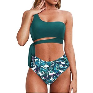 Rayson Donna Vita Alta Costume Da Bagno A Due Pezzi Bikini Set Chic