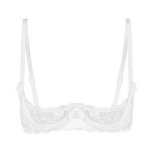 TiaoBug Reggiseno Aperto Donna In Pizzo Lingerie Sexy Hot Per Sesso