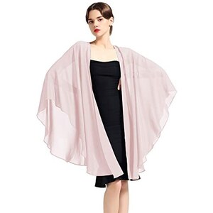 BEAUTELICATE Scialle Donna Elegante Cerimonia Stola Chiffon Sciarpa