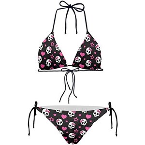 Howilath Bikini Pezzi Set Triangolare Imbottito Costume Da Nuoto A