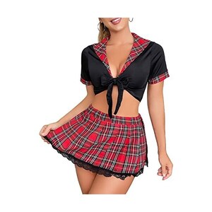 UMIPUBO Lingerie Donna Sexy Intima Pizzo Babydoll Cosplay Uniforme