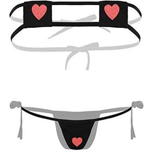 Tiaobug Micro Bikini A Tre Punti Donna Lingerie Sexy Costume Da Bagno