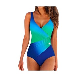 Modaworld Costumi Da Bagno Interi Per Donna Pendenza Bikini Con Scollo