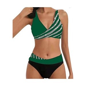 Kobilee Bikini Donna Sexy Push Up Taglia Forte Swimwear Costume Piscina