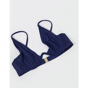 South Beach Top Bikini Con Ferretto Blu Navy Stileo It