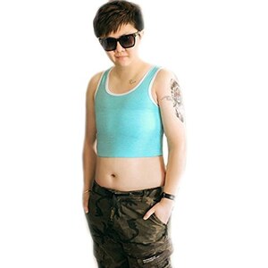 BaronHong Tomboy Trans Lesbian Cotton Chest Binder Plus Size Canotta