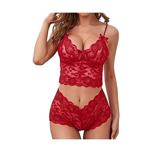 CheChury Completi Intimi Da Donna Babydoll In Pizzo Sexy Lingerie Set