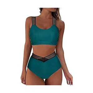 Chechury Costumi Da Bagno Donna Taglia Forte Bikini Due Pezzi Costumi