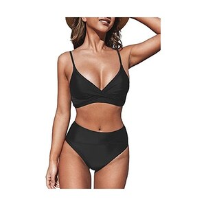 Cupshe Bikini Da Donna Costume Da Bagno A Due Pezzi A Vita Alta Con