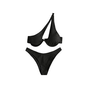 GORGLITTER Bikini Push Up Da Donna Set Bikini A Vita Alta Con