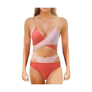 Eodjxio Costume Intero Sportivo Donna Piscina Sostegno Seno Bikini