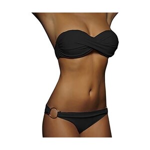 Modaworld Costume Da Bagno Donna Due Pezzi Bikini Brasiliana Push Up