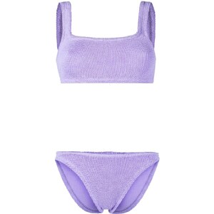 Hunza G Bikini Xandra Con Effetto Stropicciato Viola Stileo It