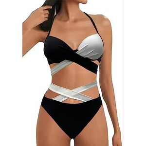 Rayson Costume Da Bagno Donna Bikini Brasiliana Donna Due Pezzi Costumi