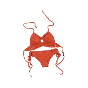 Oleets Set Bikini All Uncinetto Per Donna Costume Da Bagno A Due