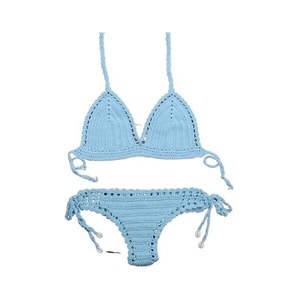 Oleets Set Bikini All Uncinetto Per Donna Costume Da Bagno Vintage In