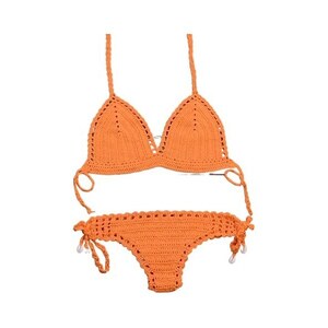 OLEETS Set Bikini All Uncinetto Per Donna Costume Da Bagno Vintage In