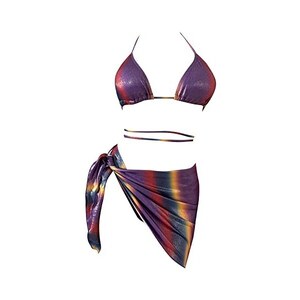 Mgsfglk Bikini Donna Mare Coppe Estraibili Top Triangolo Costume Donna