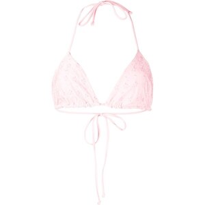 Frankies Bikinis Top Bikini In Pizzo Sangallo Rosa Stileo It