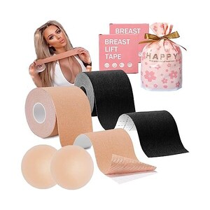 Ohwhoa Breast Tape M Reggiseno Invisibile Adesivo Push Up Nastro