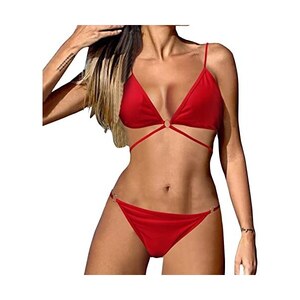 Lseeka Costume Da Bagno Da Donna Bikini Push Up Con Ferretto Set Da