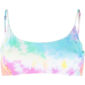 Mc Saint Barth Top Bikini Con Fantasia Tie Dye Blu Stileo It