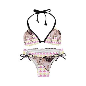 Suojapuku Bikini Da Donna Costume Da Bagno A Due Pezzi Cane Del