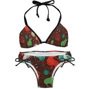 Suojapuku Bikini Da Donna Costume Da Bagno A Due Pezzi Tacchino