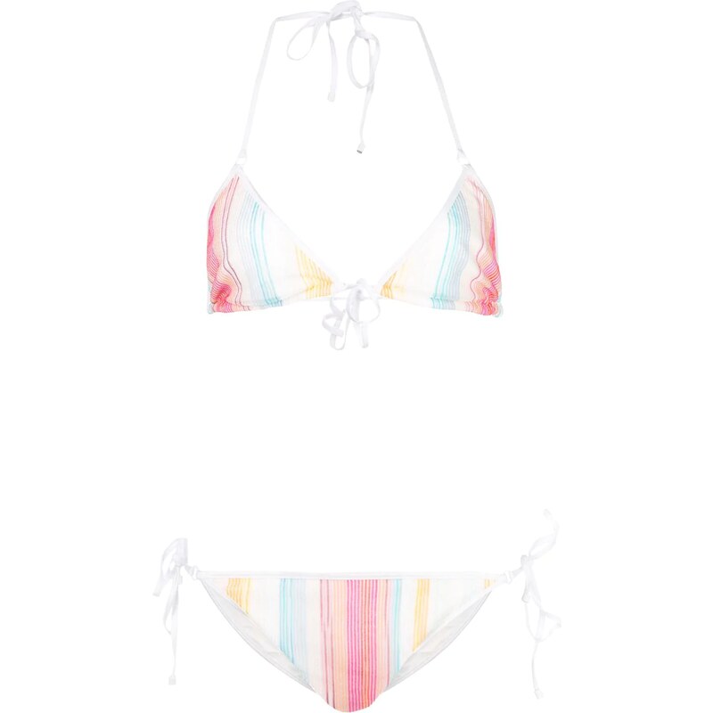 Missoni Mare Bikini Con Allacciatura Al Collo Bianco Donna Stileo It