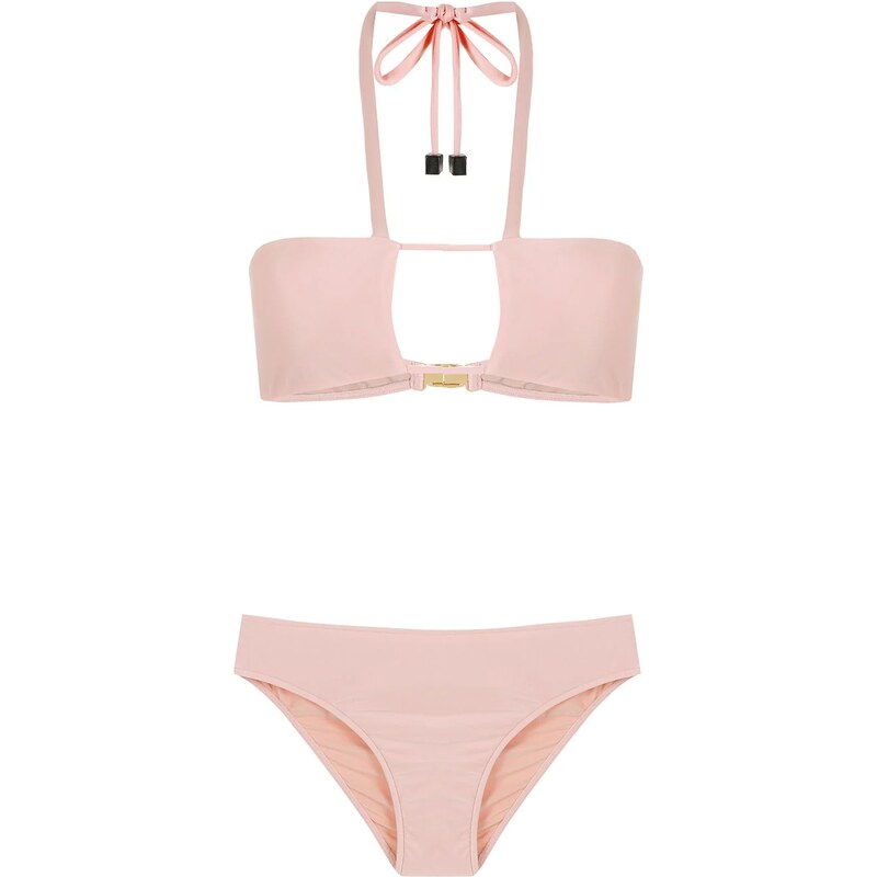 Adriana Degreas Set Bikini Con Dettaglio Cut Out Rosa Stileo It