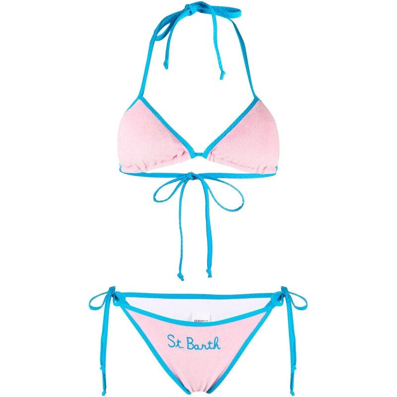 Mc Saint Barth Set Bikini Marielle Rosa Stileo It