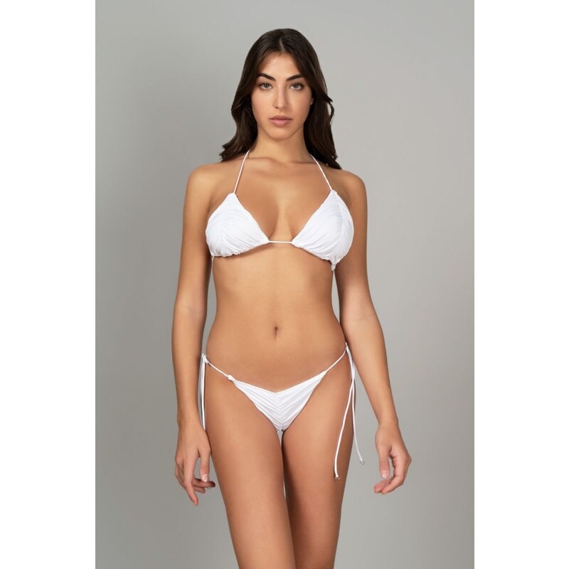 Effek Bikini Triangolo Rough Bianco Stileo It