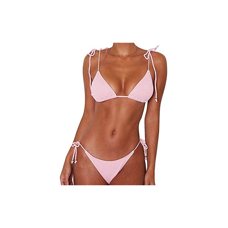 Yutdeng Donna Costume Da Bagno Bikini Donna Push Up Imbottito Reggiseno