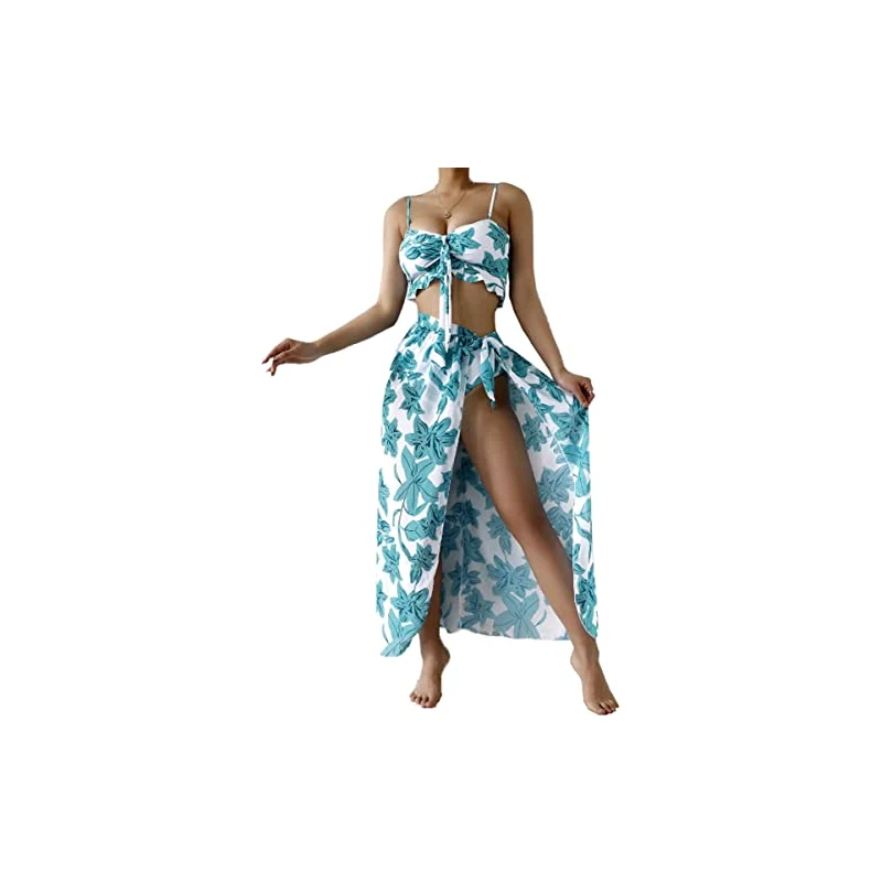 LATH PIN Coordinati Da Bikini Donna Vita Alta Costume Da Bagno Tre