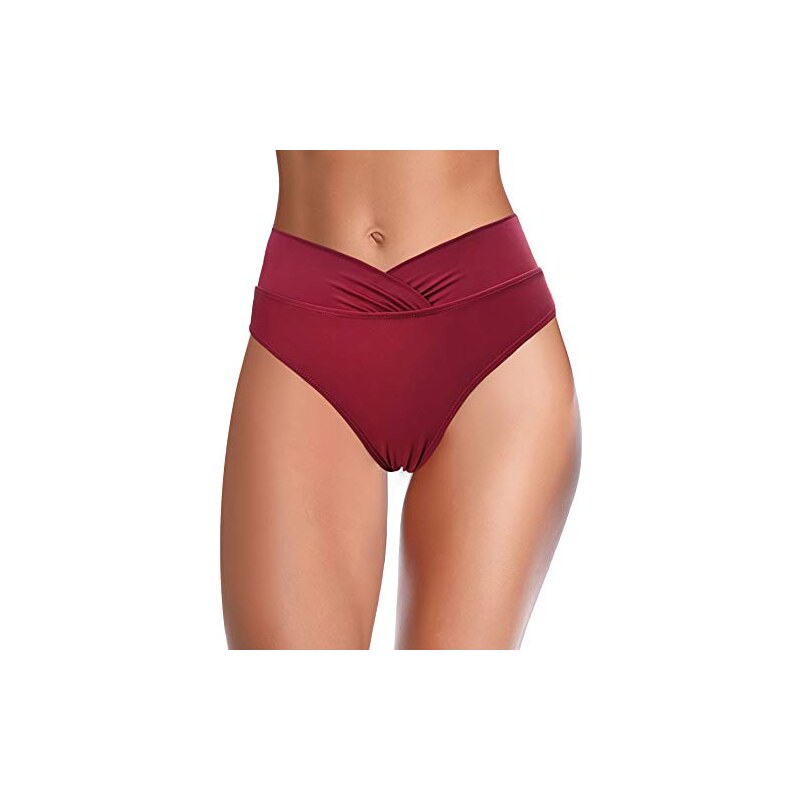 Shekini Donna Fondo Bikini Classico Costumi Da Bagno Briefs Nero Nuoto