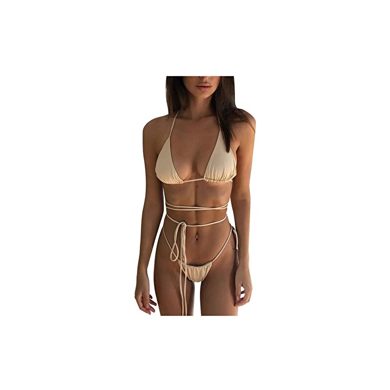 CHUXI 2022 Perizoma Bikini Costume Da Bagno Per Le Donne Triangolo