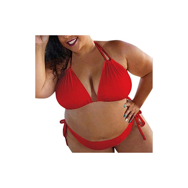 Modaworld Donna Costume Da Bagno Due Pezzi Taglie Forti Bikini Set