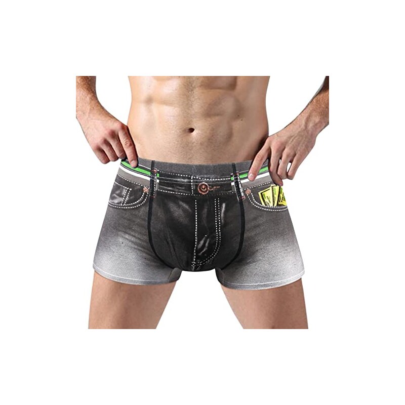 Bgfipajg Boxer Uomo Fantasia Slip Uomo Costume Mutande Uomo Slip Cotone