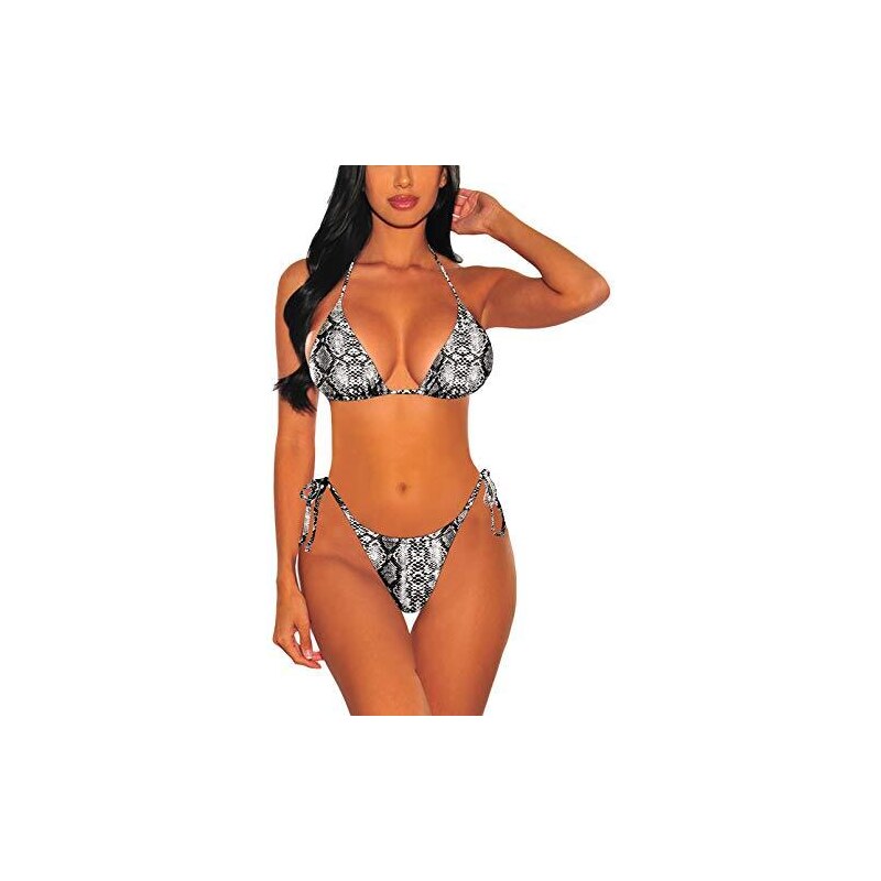 Viottiset Bikini Set Per Donne Sexy Halter Triangolo Top Stringa