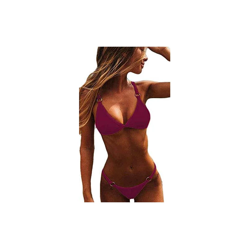 CheChury Costumi Da Bagno Donna Mare Bikini Due Pezzi Push Up Reggiseno