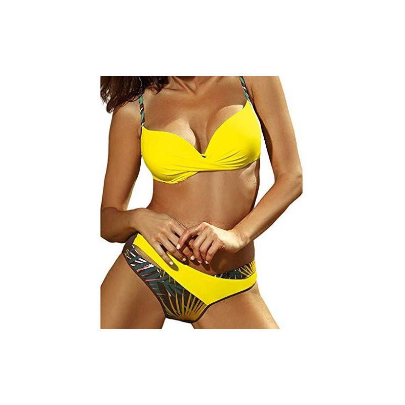 Chechury Costume Da Bagno Donna Brasiliana Bikini Sexy Push Up Halter