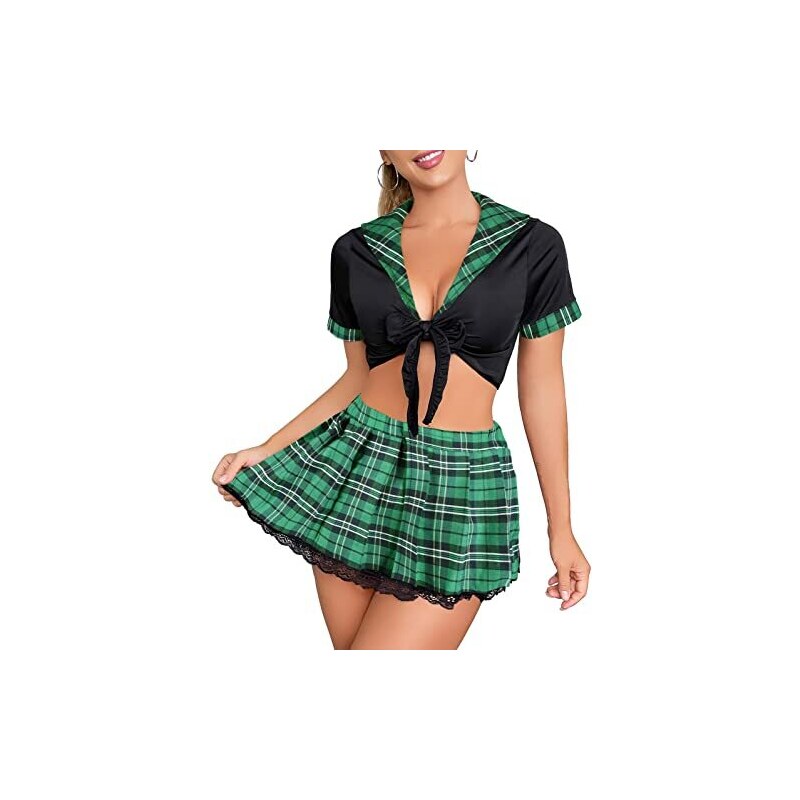 Umipubo Lingerie Donna Sexy Intima Pizzo Babydoll Cosplay Uniforme