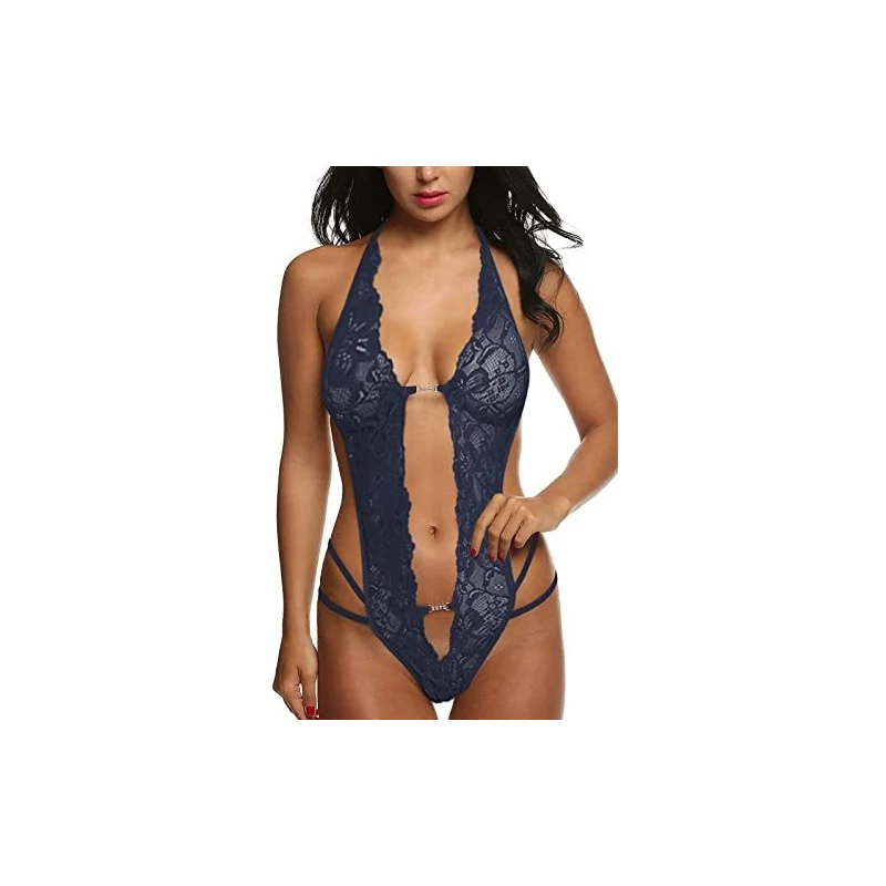 CMTOP Lingerie Donna Sexy Babydoll Camicia Da Notte Trasparente Intima